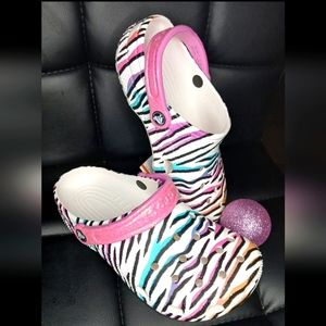 Crocs kids classic "Animal" print clog SIZE 5